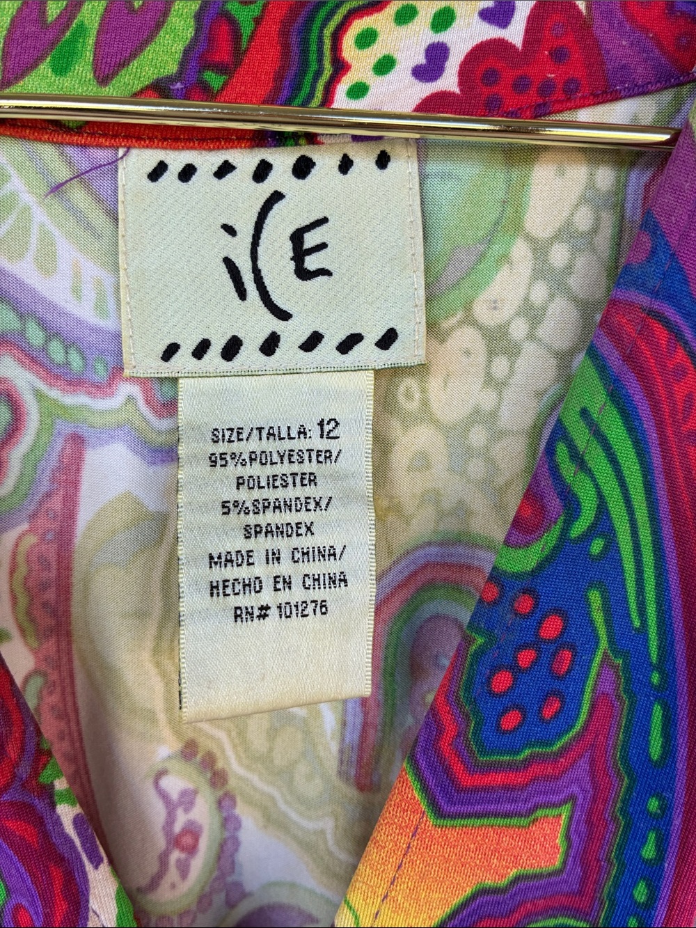 Designer ICE Purple Paisley Multicolor Floral Maxi Dress 12 - Picture 4 of 10